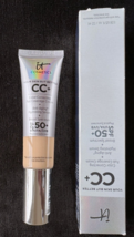It Cosmetics CC+ Color Correcting Full Coverage Cream SPF 50+ Fair exp: ... - $27.71