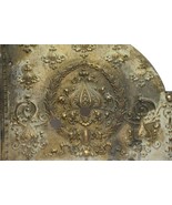 Antique Brass National Cash Register Brass Ornate Left Side Plate Decor - £35.58 GBP