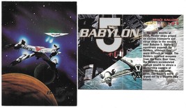 Babylon 5 TV Series Space Gallery #3 Subset Trading Card 1995 Fleer NEAR MINT - $3.99