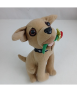 Vintage Applause Yo Quiero Taco Bell Dog Chihuahua With Rose In Mouth 6&quot;... - $92.07 MXN