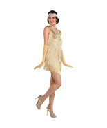 Charleston Flapper Cutie Women&#39;s Costume Size L/XL 1920 Roaring 20&#39;s Gan... - £21.57 GBP