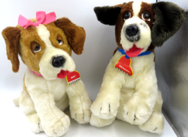 Beethoven&#39;s 2nd Plush Saint Bernard Dogs Missy 1993 Hasbro w/ Tags 16&quot; - £35.37 GBP