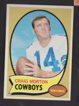 1970 Topps Football #139 Craig Morton Cowboys NM/MT - £9.86 GBP