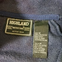 Highland Outfitters Men's Blue Full Zip Pockets Fleece Jacket Size Medium image 3