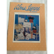 Alma Lynne Designs Bordering on a towel cross stitch book - $7.84
