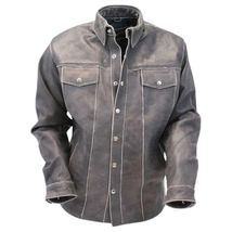 Elite Fusion Men’s Leather Shirt - $85.00