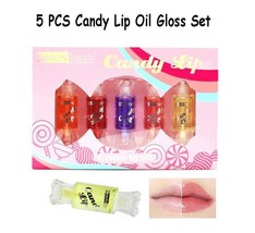 Beauty Treats Candy Lip Oil Fruity Lip gloss Lip Shiner 5PCS Set - £5.73 GBP