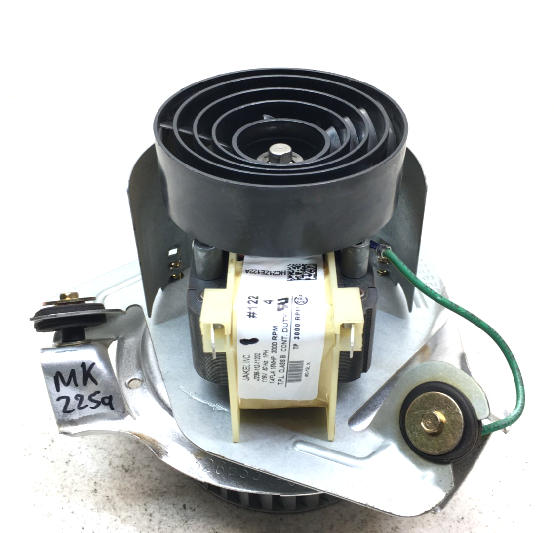 JAKEL J238-112-11202 Draft Inducer Blower Motor HC21ZE122A used tested #... - $115.00