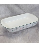 Pfaltzgraff Winterberry Rectangular Baker  14&quot;  Christmas Xmas - $32.33