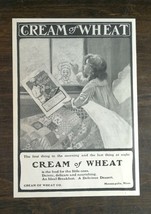 Vintage 1903 Cream of Wheat Cereal Little Girl Full Page Original Ad 1021 - $5.98