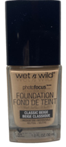 Photo Focus Foundation Wet N Wild Classic Beige New - $6.92