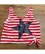 Gap Kids Red White Blue Stars Stripes Girls Bikini Top Size 12 Extra Large - $15.84