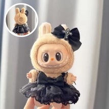 Cute Gothic Skirt Outfit Labubu, Black Skirt Outfit for Labubu Doll, Bla... - $14.04