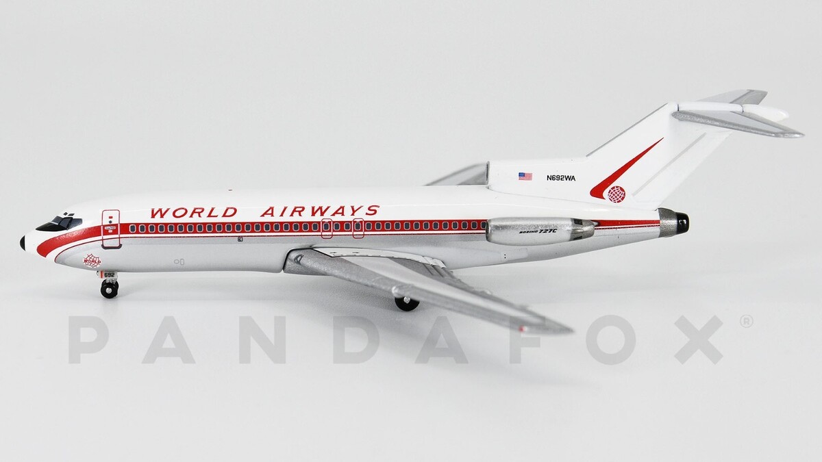 World Airways Boeing 727-100 N692WA Aeroclassics AC18090 Scale 1:400 RARE - $89.95