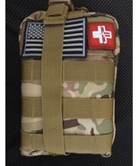 [2022 Upgrade] Trauma First Aid Kit with Survival Gear Outdoor Tactical ... - $47.54 CAD