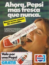 Pepsi 1982 original spain rare a4 ad magazine advert advertising ad poster - £8.43 GBP