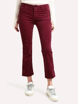 J BRAND Donne Jeans Bootcut Selena Corduroy Borgogna Taglia 31W L8314L161E - £72.96 GBP