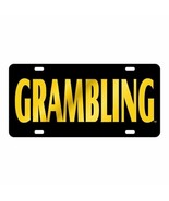 Grambling State Tigers University Front License Plate GSU Tiger Black Ca... - £22.70 GBP