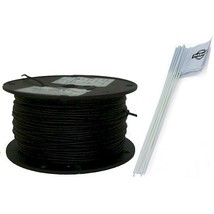 Essential Pet Heavy Duty In-Ground Fence Wire and Flag Kit 500 Feet - £101.48 GBP