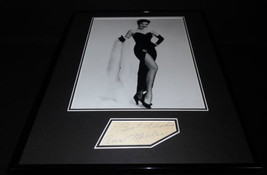 Ann Miller Signed Framed 16x20 Photo Poster Display JSA - £117.31 GBP