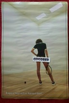 Vintage 1980 &quot;Expose Yourself to Racquetball Pin Up Poster NOS - £11.71 GBP