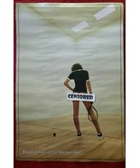 Vintage 1980 &quot;Expose Yourself to Racquetball Pin Up Poster NOS - £12.01 GBP