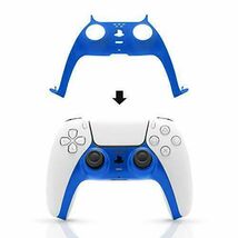 PS5 Custom Replacement Controller Trim Faceplate Shell White/Gray 2 pack... - $14.13