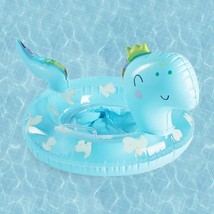 Baby Swimming Ring Floats - Inflatable Dinosaur Child Pool Float With Safety Sea - £15.80 GBP