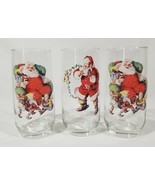 Vintage Santa Coca Cola Glasses (3) from Series 1 - $14.25 CAD