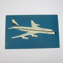Postcard Plane Delta Airlines Convair 880 Jetliner Airplane Vintage UNPOSTED - £7.85 GBP