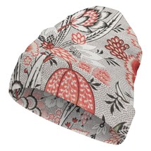 Mondxflaur Classic Floral Winter Beanie Hats Warm Men Women Knit Caps for Adults - £15.21 GBP