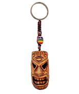 Tiki Keychain – Handmade Resin Key Ring, Tropical Hawaiian Gift for Him ... - $19.71