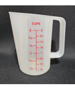 Tupperware USA VINTAGE Measuring Pitcher with RED MEASURES #1669  - $138.38 CAD