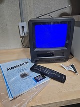 Vintage Magnavox CCR095 9&quot; Portable CRT TV VCR Combo Retro Gaming (VCR B... - $120.00