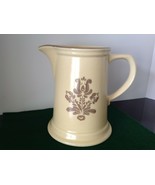 Pfaltzgraff Pitcher VILLAGE Made in USA 32 Oz Pitcher 2533329 with Brown... - $24.87 CAD