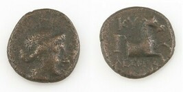 250-200 BC Grec AE14 Pièce VF Aeolis Amazone Kyme Cyme Cheval S-4189 L&amp;K... - $2,049.27 MXN