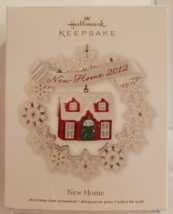 Hallmark Keepsake - &quot;New Home&quot; Christmas Ornament With Snowflake Wreath &amp; Banner - £3.05 GBP