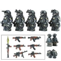 5pcs Russian Spetsnaz FSB Alpha Group Commando Minifigure Toys Gift - £17.09 GBP