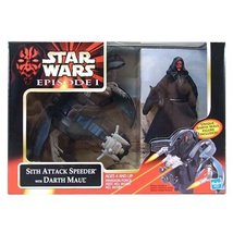 Star Wars EPISODE1 in Bay Force application with figure Attaku Sith Speeder with - £22.87 GBP