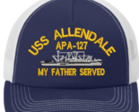 USS ALLENDALE APA-127  EMBROIDERED CAP HAT.  US NAVY. NEW.  SHIP HAT - $26.95