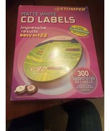 CD Stomper Matte white CD Labels impressive results easy as 123 - $50.37