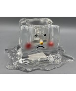 Department 56 Snowman Ice Cube Melting  Candle Holder Christmas Decor - $210.05 MXN