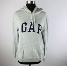 Gap Womens Medium M Gray Long Sleeve Hooded Sweatshirt No Size Tag 42 Inch Chest - £10.45 GBP