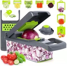 Food Chopper Multifunctional Vegetable Chopper And Slicer,Dicing Machine... - £34.08 GBP