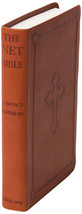 NET Bible (Compact Edition) New English Translation - Premium Brown Leather - $74.25