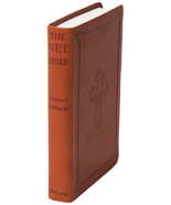 NET Bible (Compact Edition) New English Translation - Premium Brown Leather - £58.38 GBP