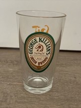VTG GEORGE KILLIAN&#39;S Irish Brown Ale Pint Beer Glass Micro Brew Bend Oregon - £10.22 GBP