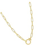 Women&#39;s Parker Paperclip Link Chain Necklace, - £187.12 GBP