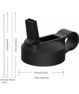 The Mass Wide Mouth Straw Lid - Black - $10.92 CAD