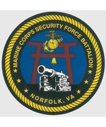 4" MARINE CORPS NORFOLK SECURITY FORCE BATTALION STICKER DECAL USA MADE - $18.04